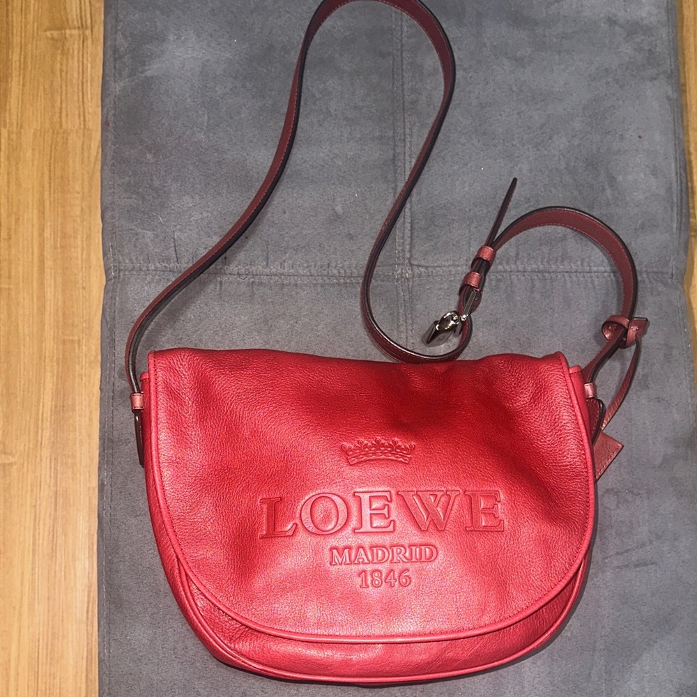 Loewe Bold Red Crossbody Bag